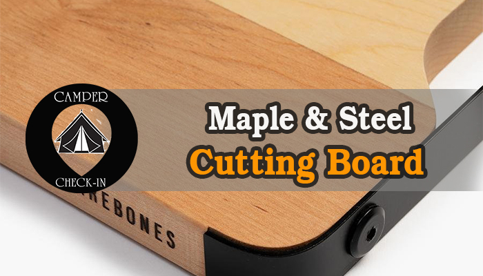 Maple & Steel Cutting Board
